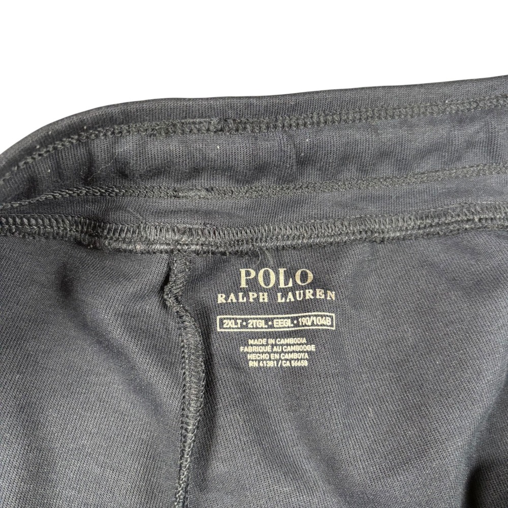 Polo Ralph Lauren Sweat Shorts Mens HTF 2XLT Blue Pocket Preppy Old Money - Picture 5 of 10